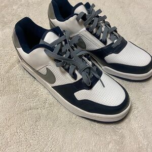 Men's White and Gray Sneakers